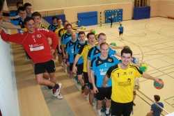 M1: SG Nebringen/Reusten, erstes Heimspiel in neuer Halle