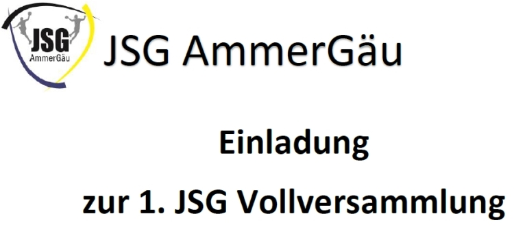 Einladung 1. JSG Vollversammlung