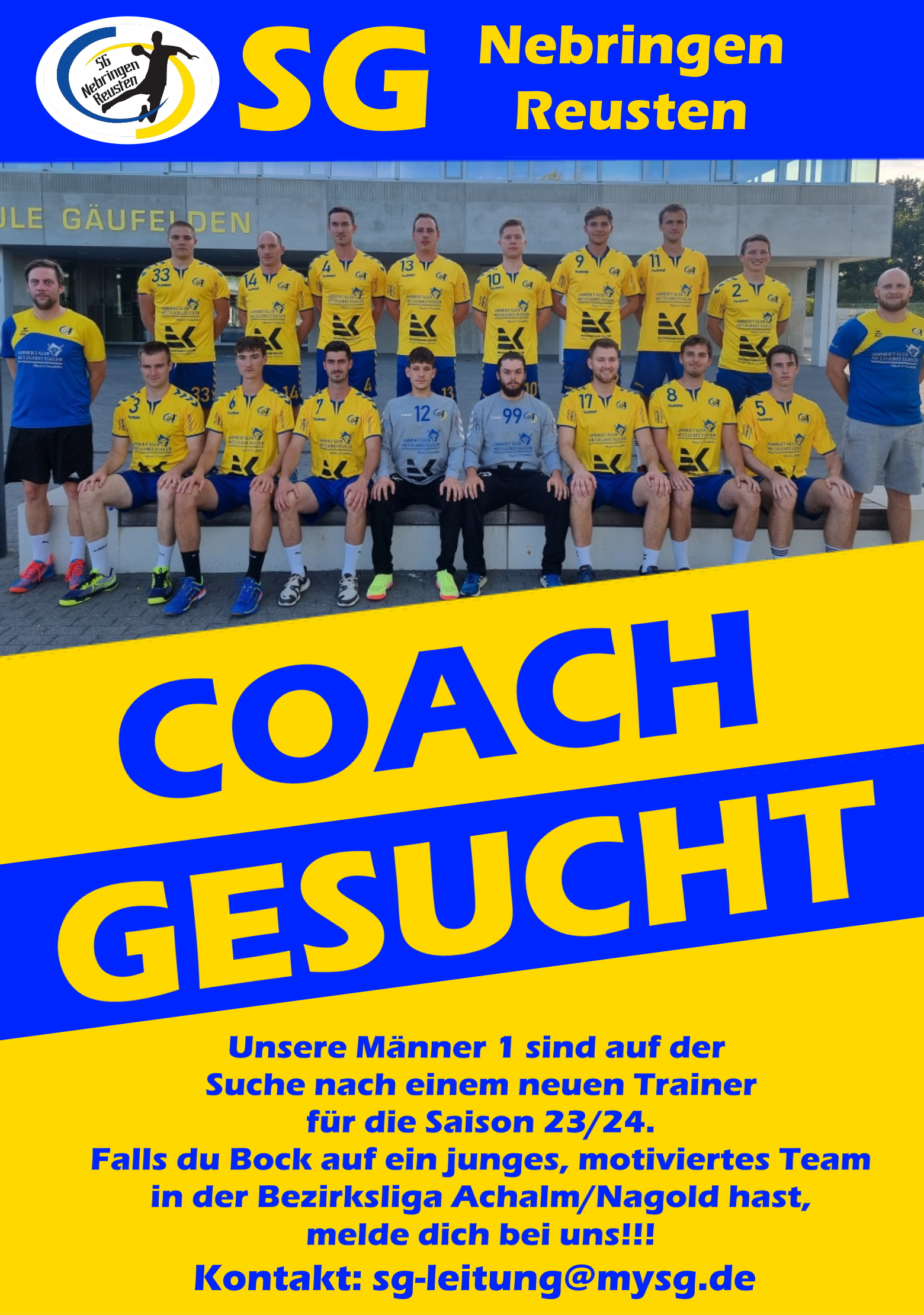 Trainer gesucht M1 2023
