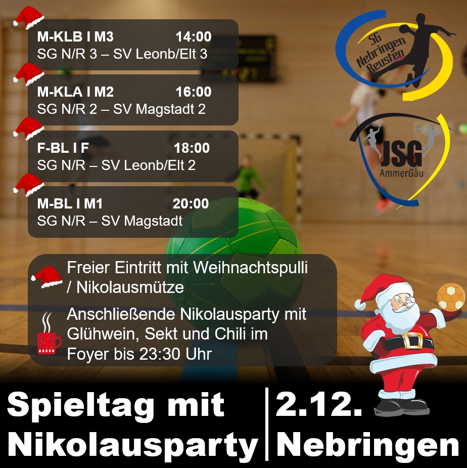 Nikolausparty Flyer 2023
