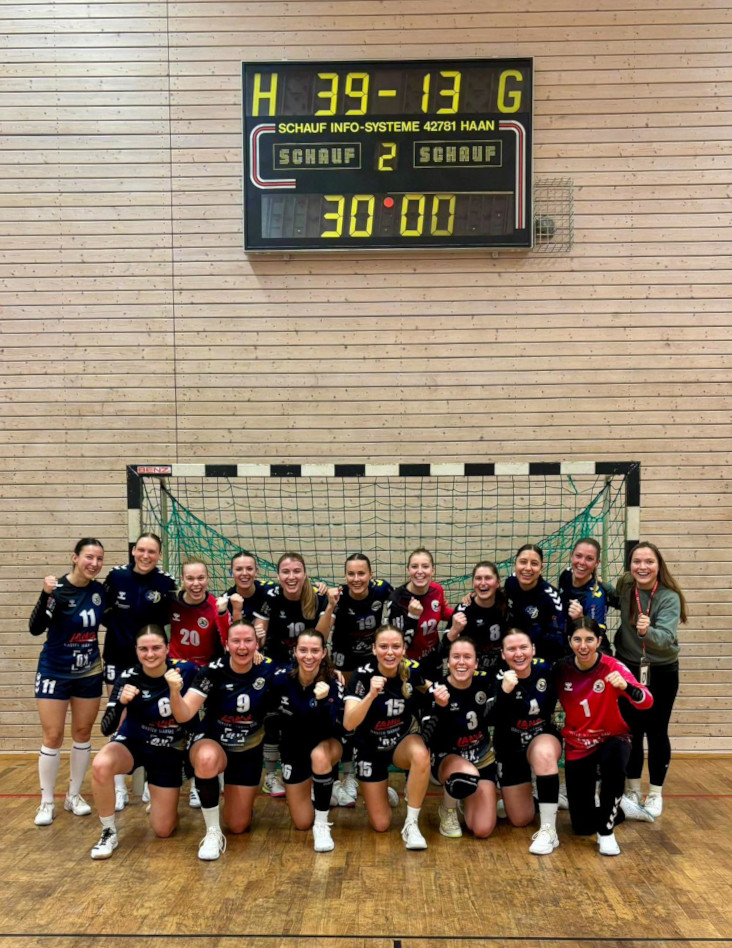 F1: Souveräner Sieg gegen die HSG Schwenningen