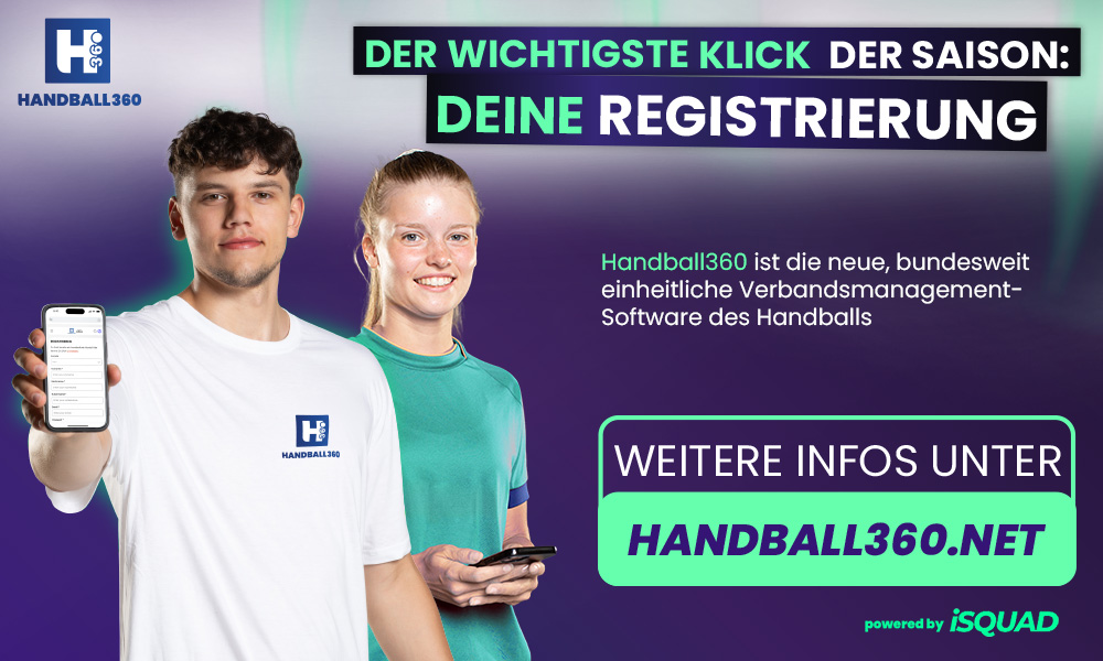 Handball360 kommt – Registrierung für alle Spieler*innen jetzt Pflicht!