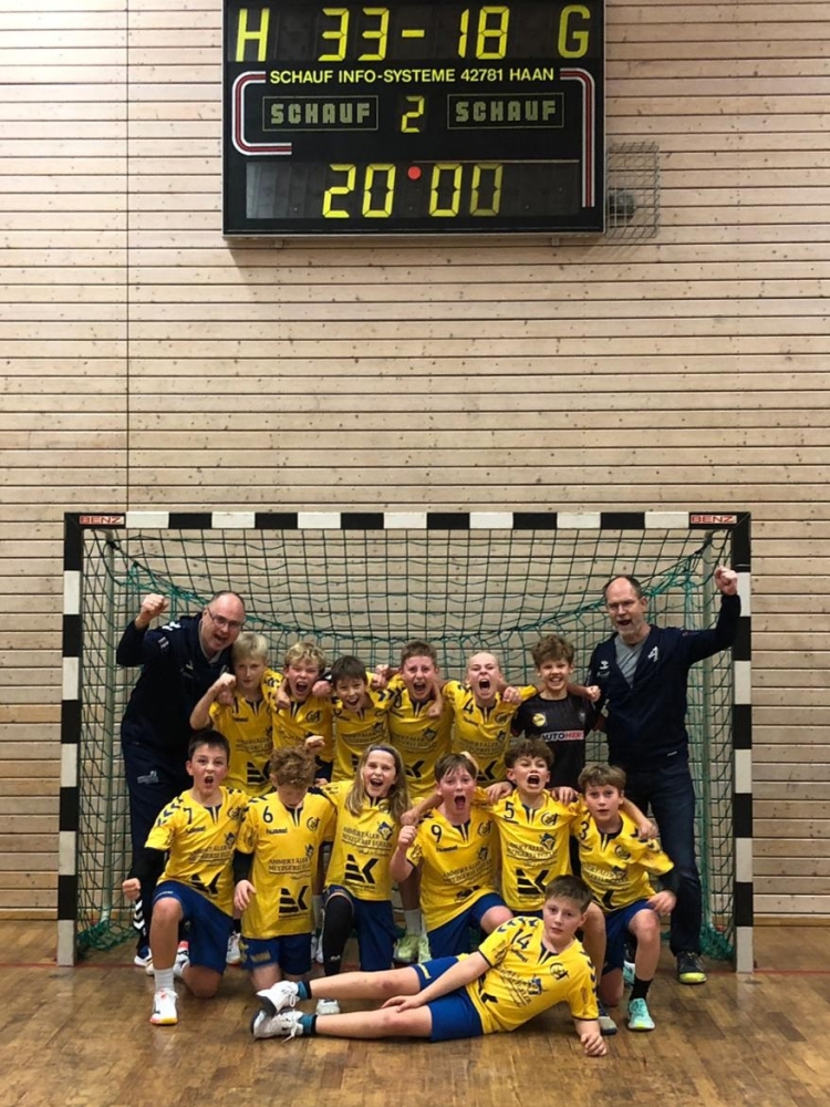 gJD: Triumph in der Heimat: die gemischte D-Jugend fegt JSG Balingen/Weilstetten 2 aus der Halle